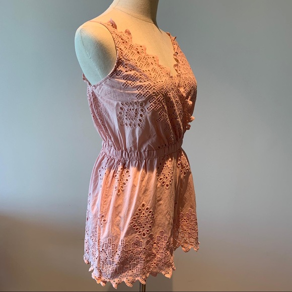 Seafolly Dawn To Dusk Broderie Playsuit - Picture 5 of 8